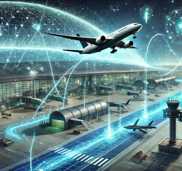Computer animation of a future airport
